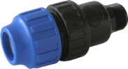 Check valve uniblock pe-pp/pvc male thread
