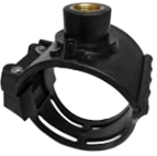 EF Saddle-Brass Transition 40V-PE100 SDR11